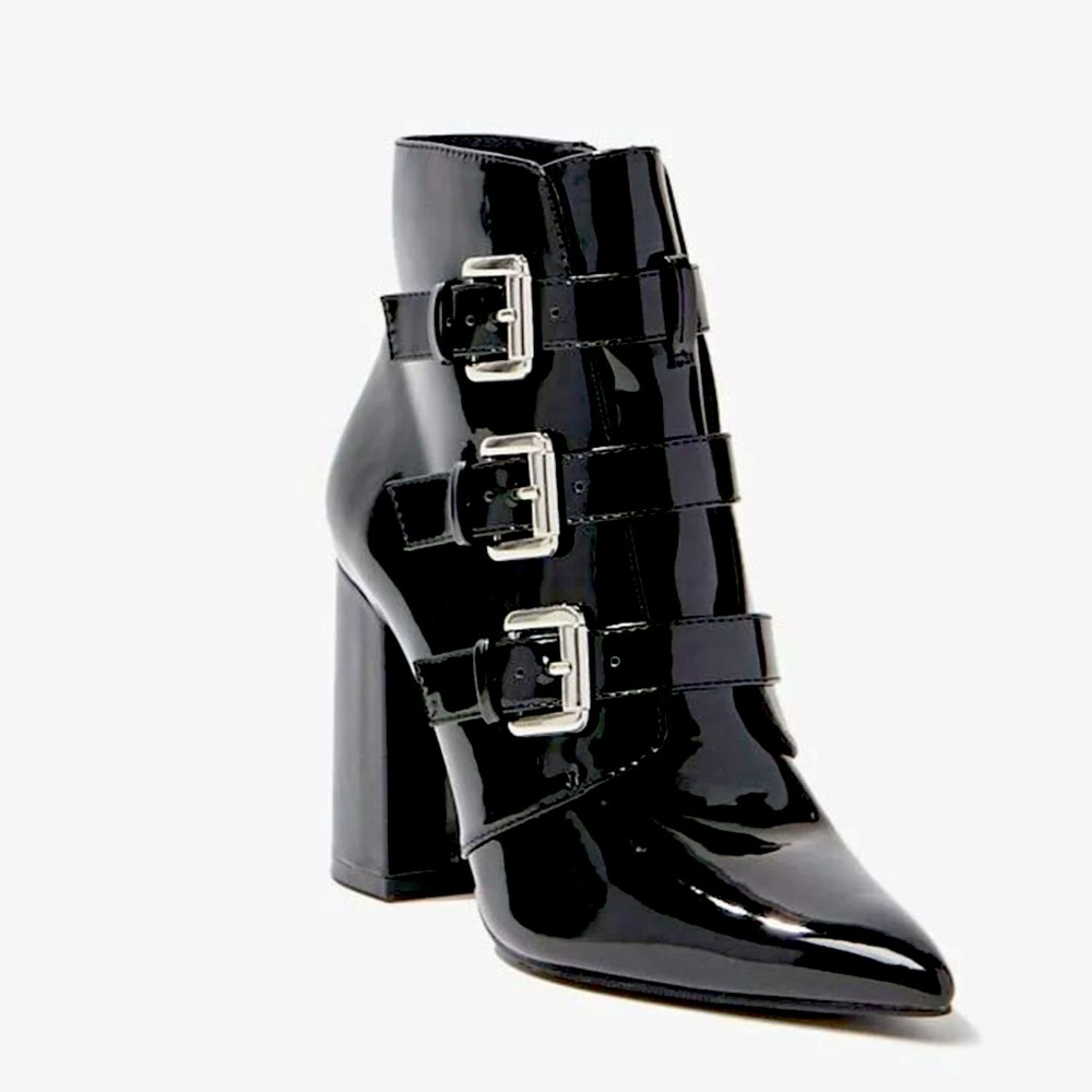 Buckle Accent Booties